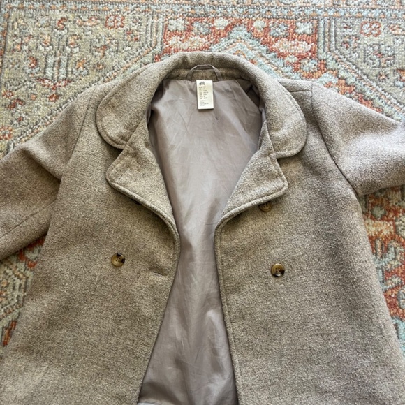 H&M Toddler Pea Coat Double Breasted 4T - Picture 3 of 4